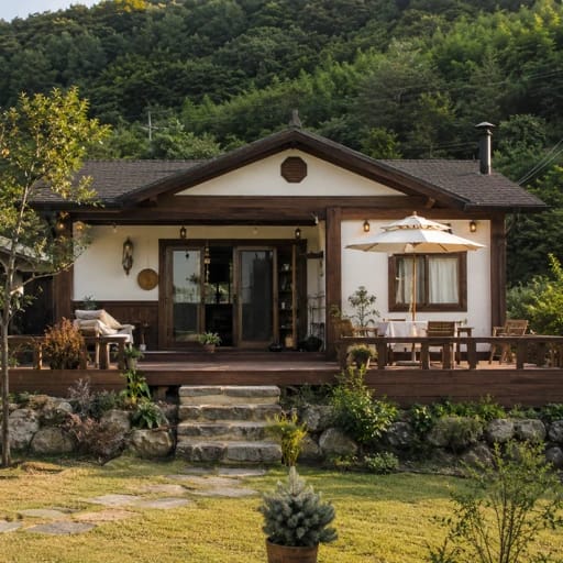차분한 재무 계획 책상