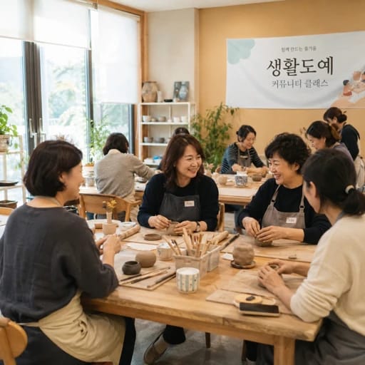 자신감 있는 50대 여성
